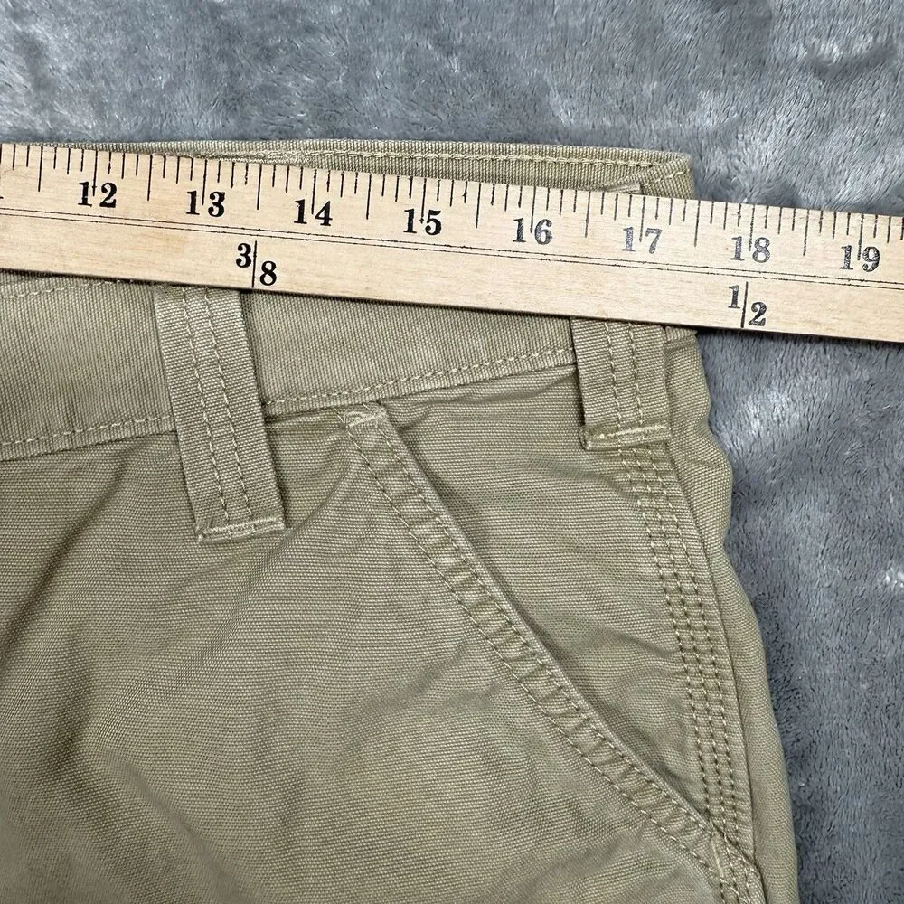 Carhartt Men's Work Pant 36x32 Khaki Relaxed Fit Rugged Cargo Canvas Carpenter - Picture 7 of 10